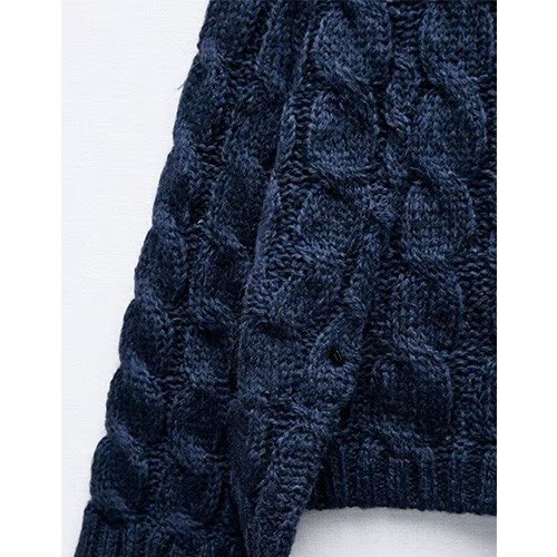Half Zip Cable Knit Sweater high quality